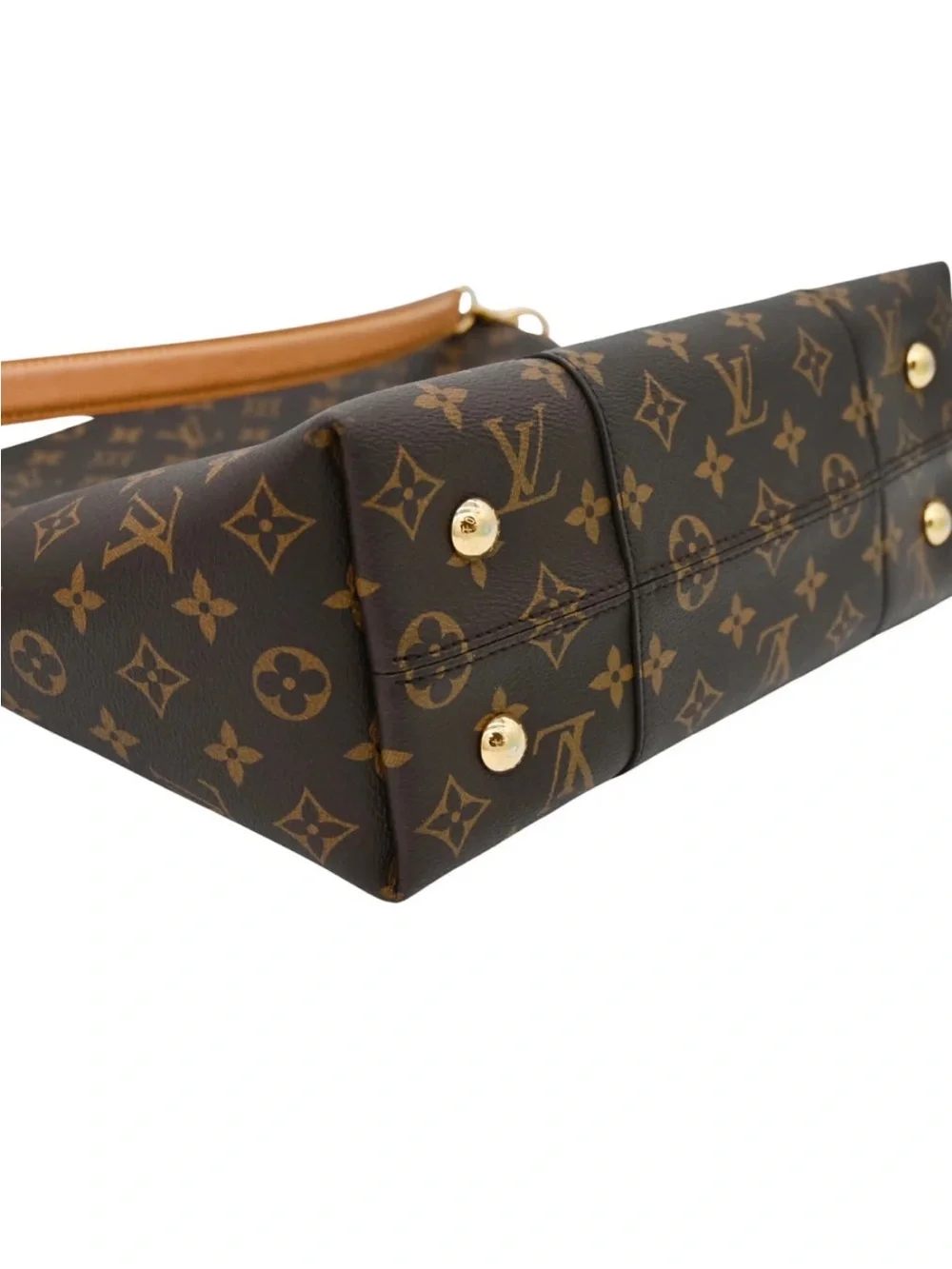 Louis Vuitton Monogram Melie Hobo Bucket Shoulder Bag with Natural Vachetta Trim